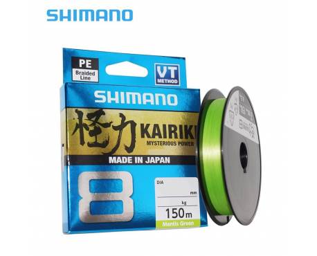 Tresse Shimano Kairiki 150m Verte