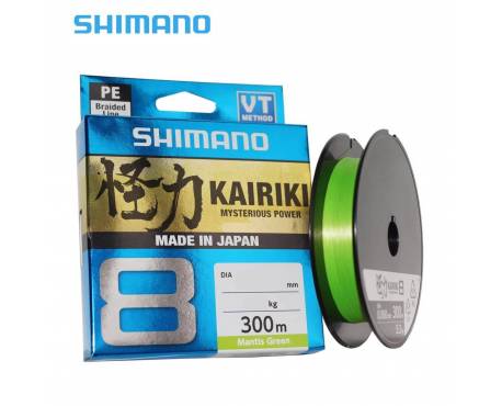 Tresse Shimano Kairiki 300m Verte