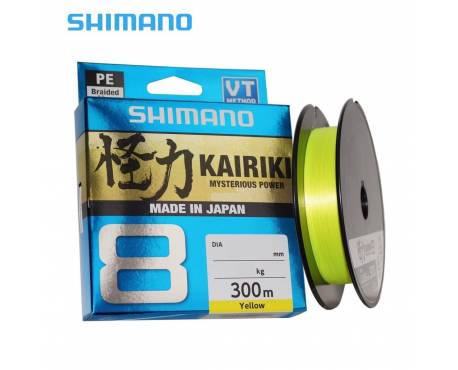 Tresse Shimano Kairiki 300m Jaune