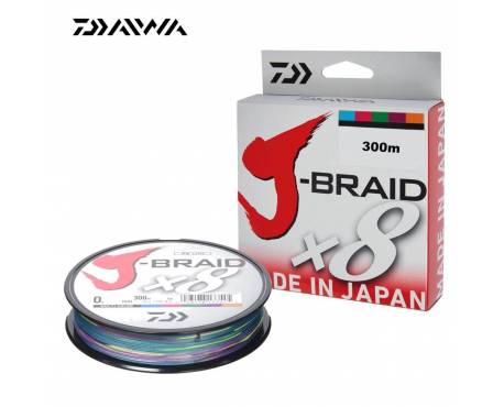 Daiwa J Braid X8 Multicolore 300m