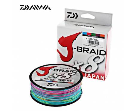 Daiwa J Braid X8 Multicolore 500m