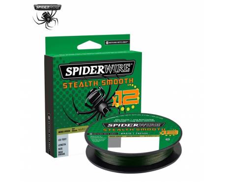 Tresse SpiderWire Stealth Smooth 12 - 150m Moss Green