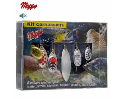 Mepps Kit Carnassiers 6 Cuillers Mepps Kit Carnassiers 6 Cuillers