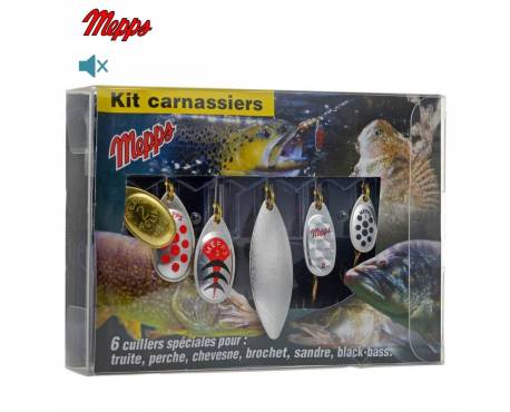 Mepps Kit Carnassiers 6 Cuillers