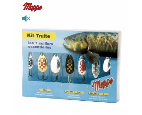 Mepps Kit Truite 7 Cuillers