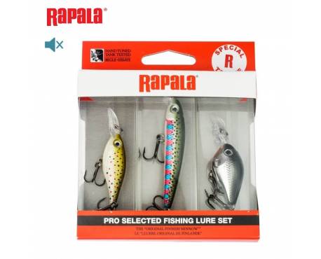 Rapala Kit Truite Ultra Light 3 Poissons Nageurs RA8914001