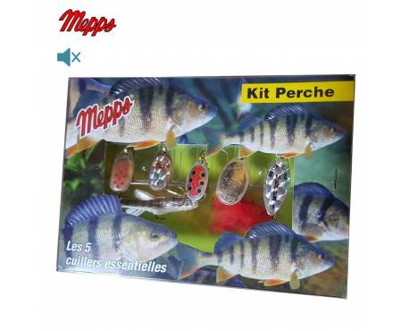 Mepps Kit Perche 5 Cuillers Aglia