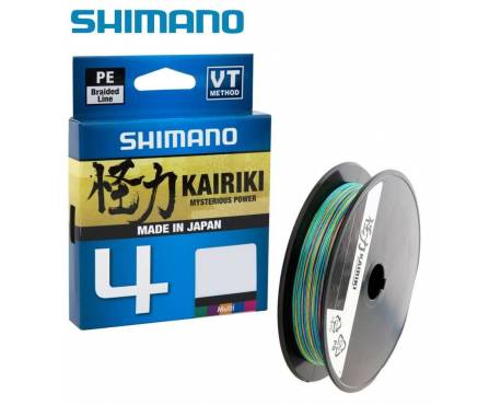 Tresse Shimano Kairiki 4 150m Multicouleurs