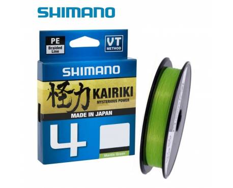 Tresse Shimano Kairiki 4 150m Verte