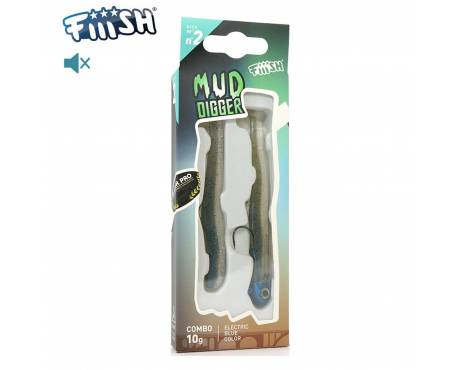 Fiiish - Combo Mud Digger - 9cm - 10g - Edition Limitee Zander Pro - MD1573