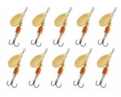 Mepps Lot de 10 cuillers Aglia Or Mepps Lot de 10 cuillers Aglia Or