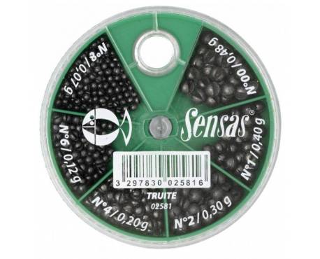 Sensas Assortiment Plombs Truite - 02581