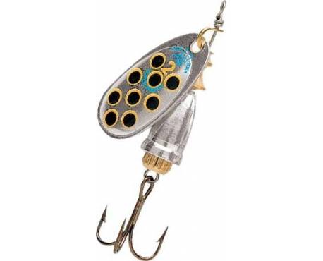 Blue Fox Vibrax Argent Points Noirs SYB