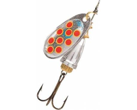 Blue Fox Vibrax Argent Points Rouges SYR