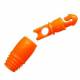Stonfo Connecteur Softlink Orange Base Souple Antichocs - Elastiques 2.8 à 4mm - 22012