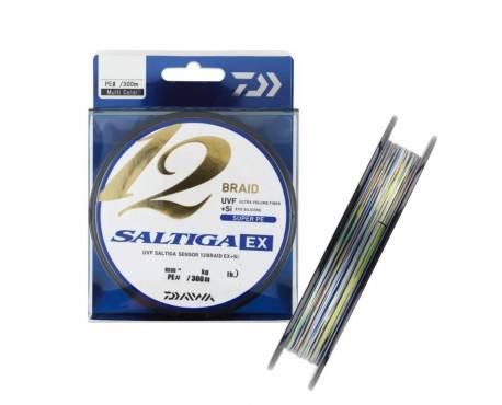 Daiwa Tresse 12 Brins Saltiga - 300m Multicolore