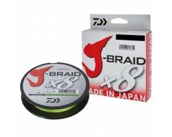 Tresse Daiwa J Braid X8 150m Chartreuse Tresse Daiwa J Braid X8 150m Chartreuse