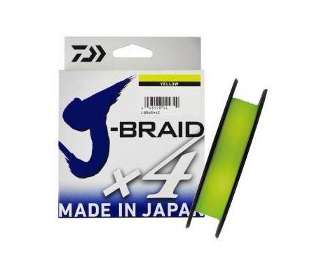 Daiwa J Braid X4 135m Yellow