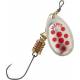 Mepps Aglia Single Hook Argent Points Rouges
