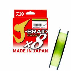 Daiwa Tresse 8 Brins J Braid Grand X8 - 270m - Gris