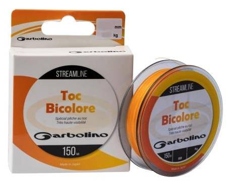 Garbolino Nylon Streamline Toc-Mono 0,20mm - 150m Orange/Jaune - Gotlg420520/150-Oj